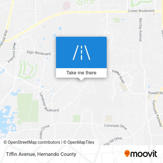Tiffin Avenue map