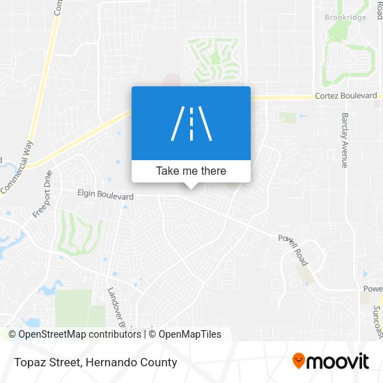 Topaz Street map