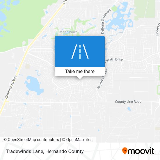 Tradewinds Lane map