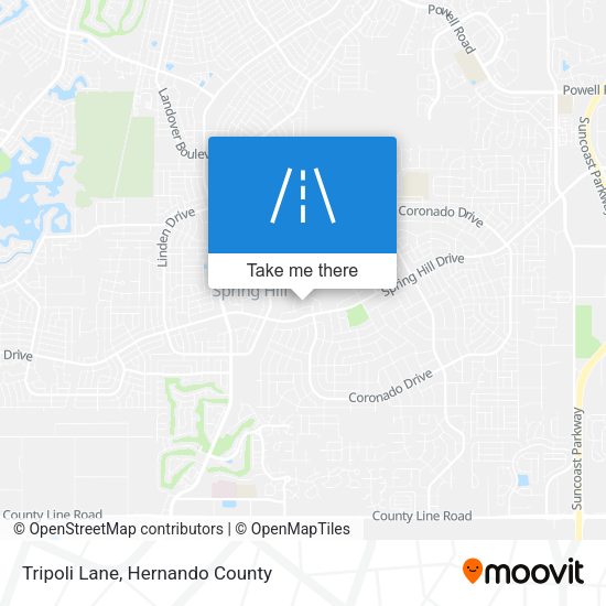 Mapa de Tripoli Lane