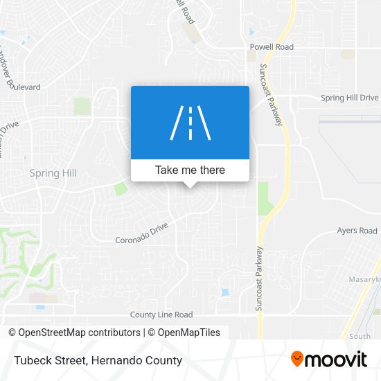 Mapa de Tubeck Street