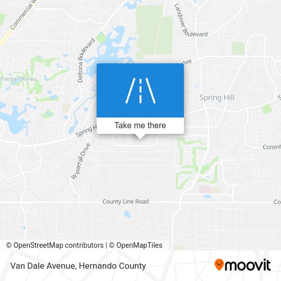 Van Dale Avenue map
