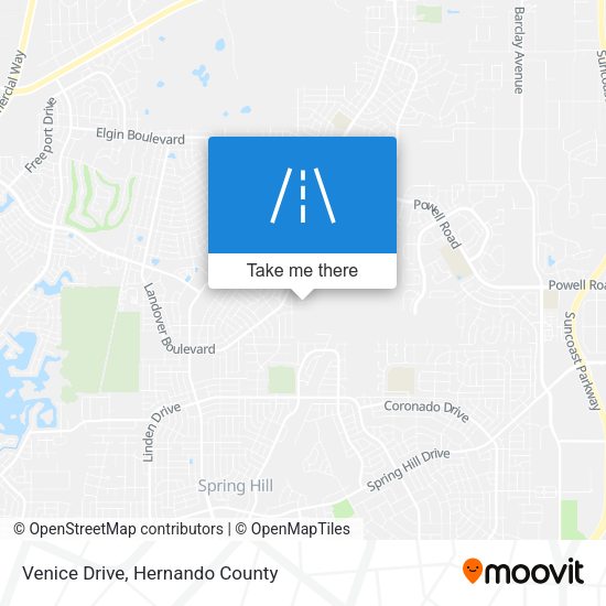 Venice Drive map