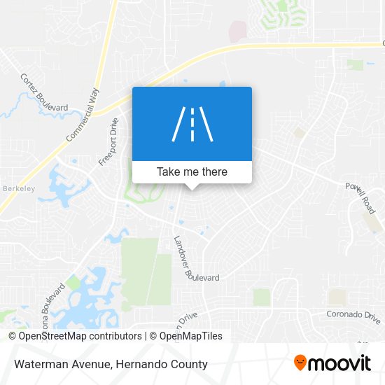 Waterman Avenue map