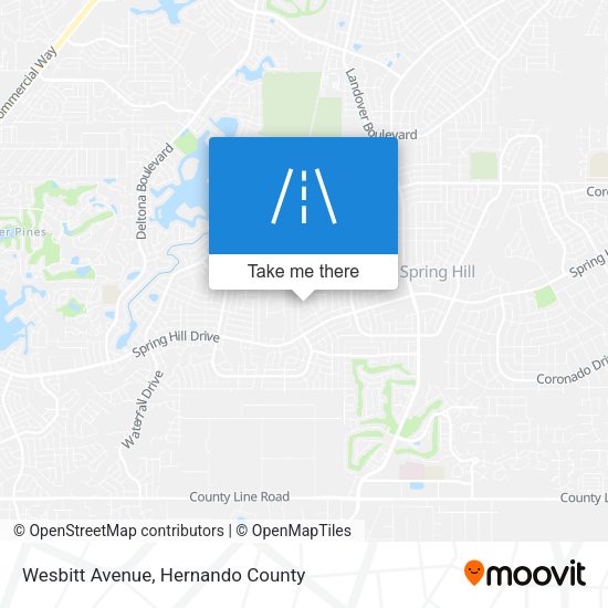 Mapa de Wesbitt Avenue