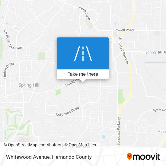 Mapa de Whitewood Avenue