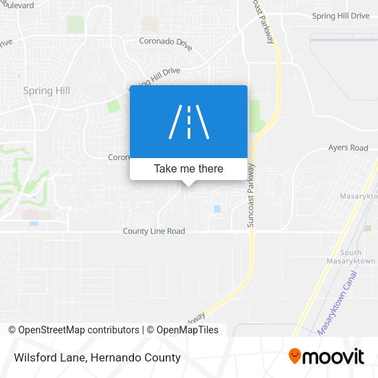 Wilsford Lane map