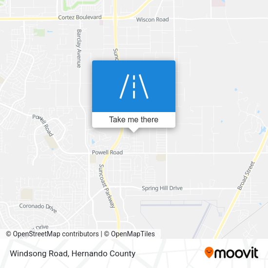 Mapa de Windsong Road