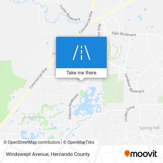 Windswept Avenue map