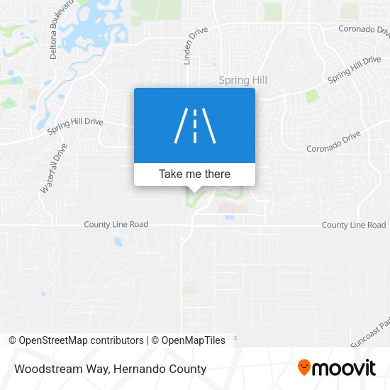 Woodstream Way map