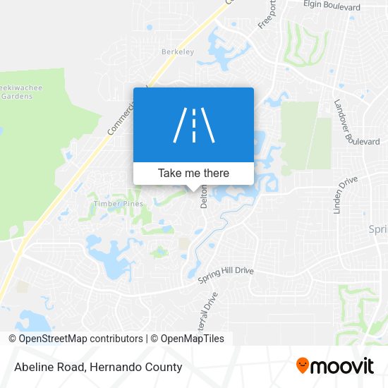 Abeline Road map