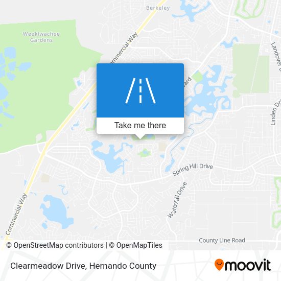 Mapa de Clearmeadow Drive