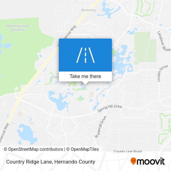 Country Ridge Lane map