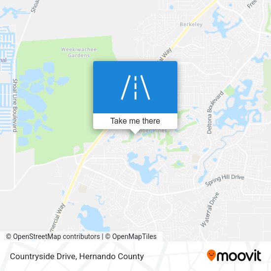 Countryside Drive map