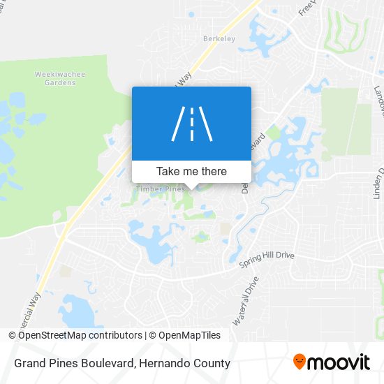 Grand Pines Boulevard map