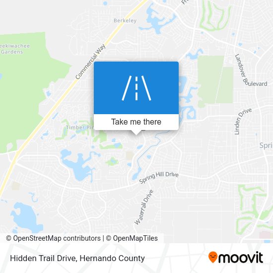 Hidden Trail Drive map