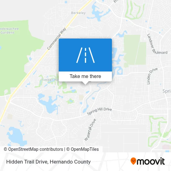 Hidden Trail Drive map