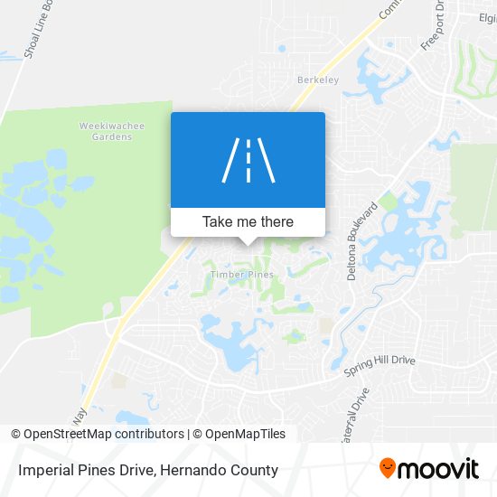 Imperial Pines Drive map