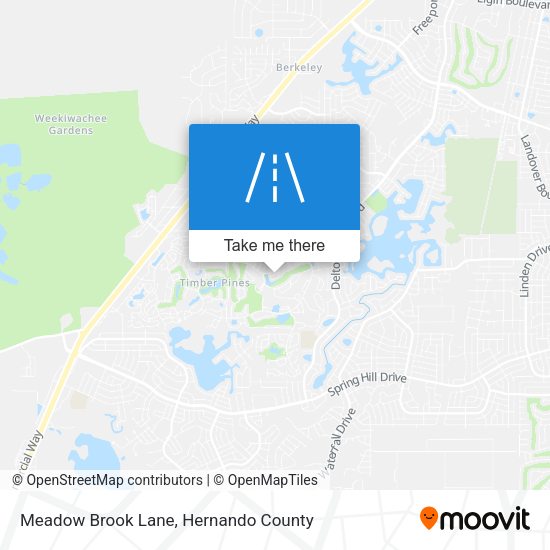 Mapa de Meadow Brook Lane