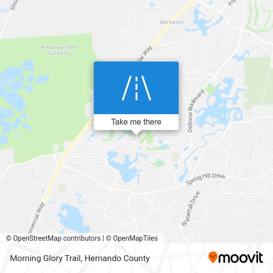 Morning Glory Trail map