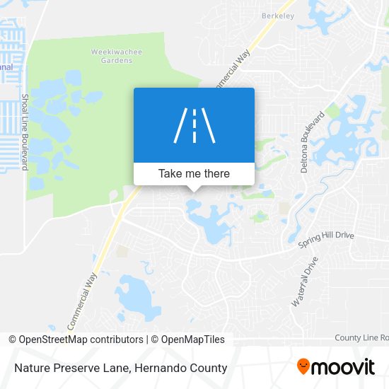 Nature Preserve Lane map