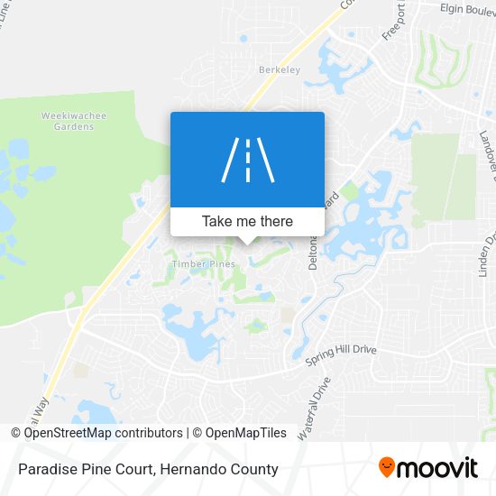 Paradise Pine Court map