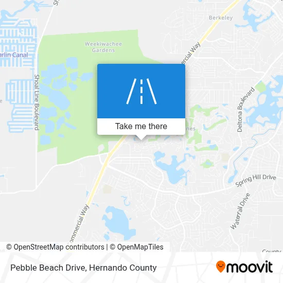 Pebble Beach Drive map