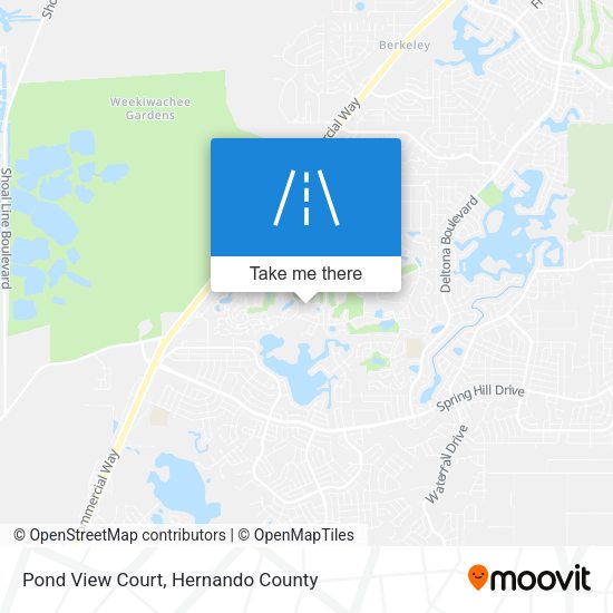 Pond View Court map
