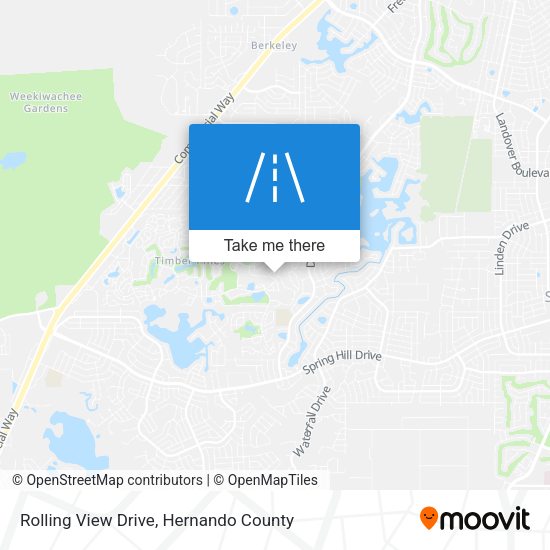 Rolling View Drive map