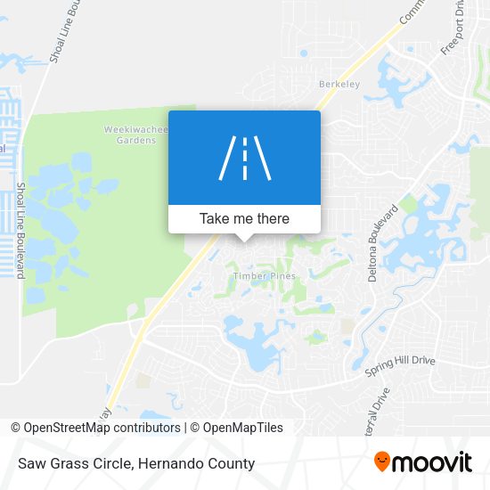 Saw Grass Circle map