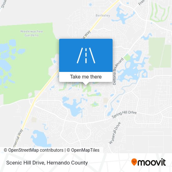 Scenic Hill Drive map