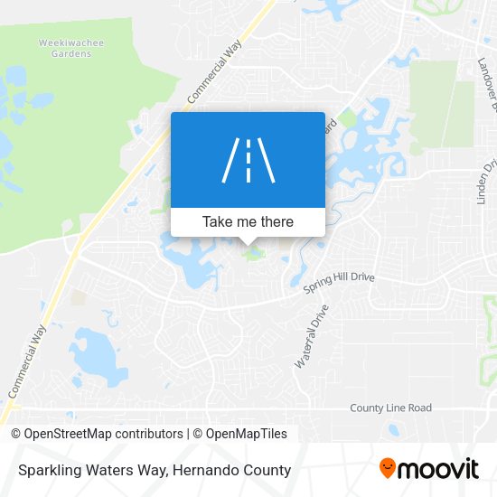 Sparkling Waters Way map