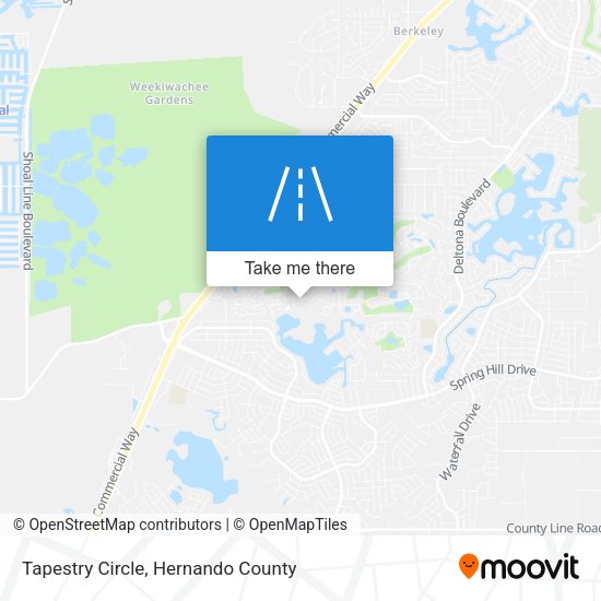 Tapestry Circle map