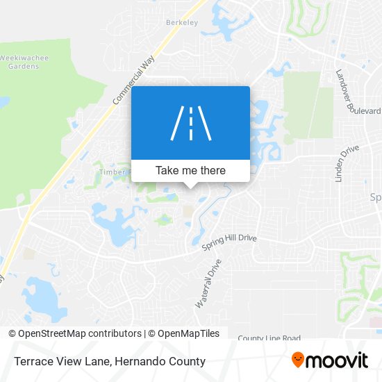 Terrace View Lane map