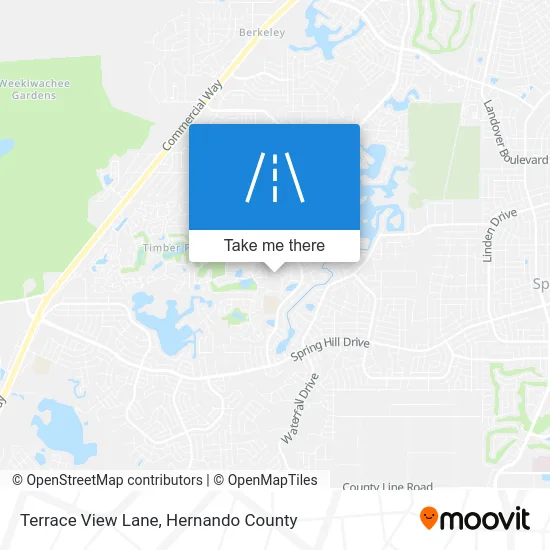 Terrace View Lane map
