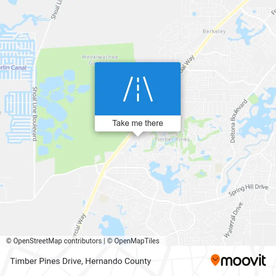 Timber Pines Drive map