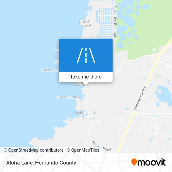 Aloha Lane map