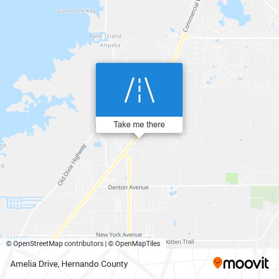 Amelia Drive map