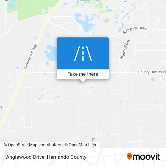 Anglewood Drive map
