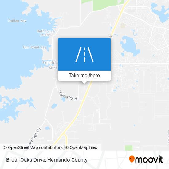 Broar Oaks Drive map