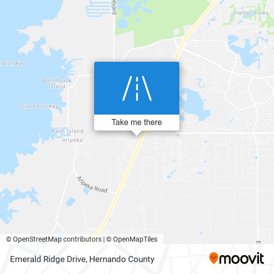 Emerald Ridge Drive map