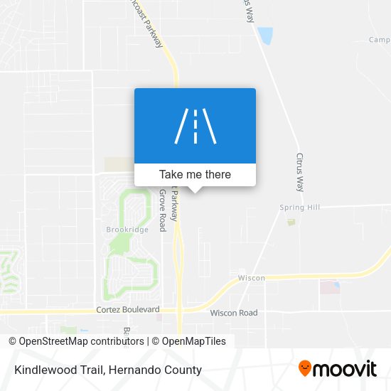 Mapa de Kindlewood Trail