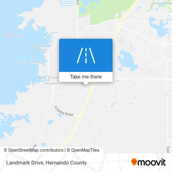 Landmark Drive map