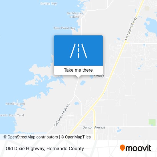 Old Dixie Highway map