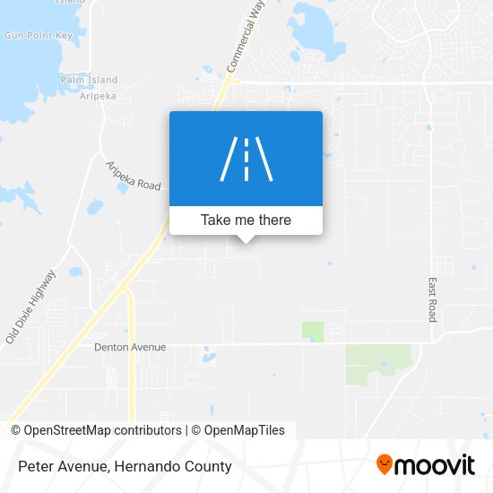 Mapa de Peter Avenue