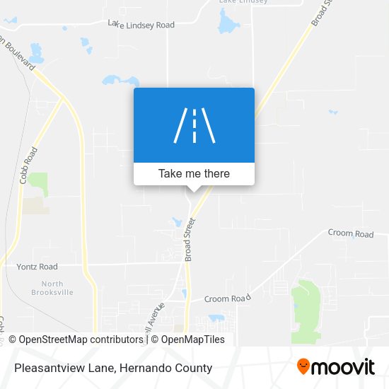 Pleasantview Lane map