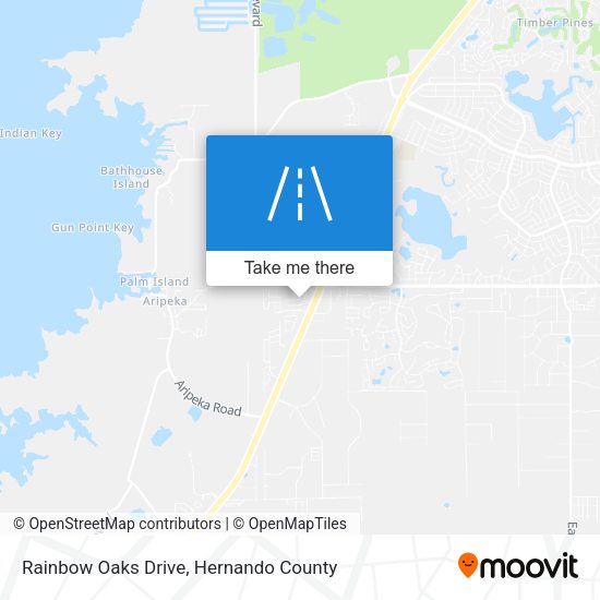 Rainbow Oaks Drive map