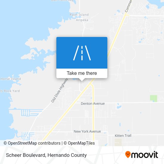 Scheer Boulevard map