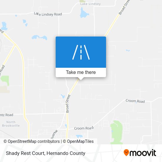 Mapa de Shady Rest Court