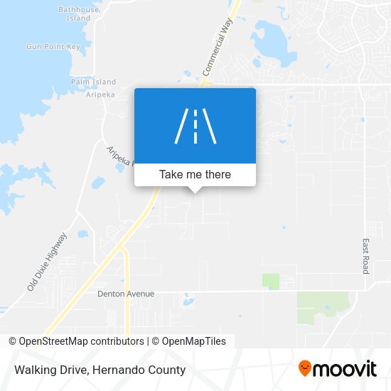 Mapa de Walking Drive